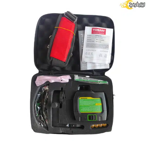 تراز لیزری 360 درجه توسن نور سبز مدل M3602 GLL - Image 3