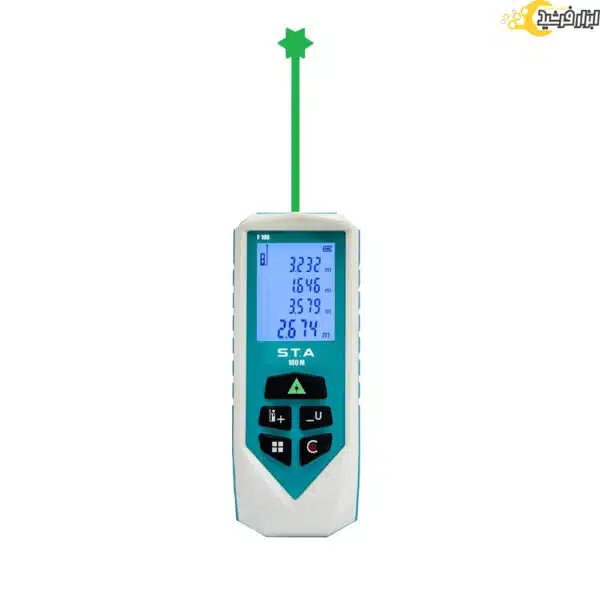 متر لیزری 100 متری نور سبز STA