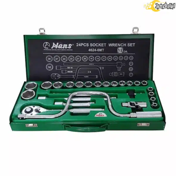 جعبه بکس 24 پارچه شش پر هنس مدل 4624-6MT