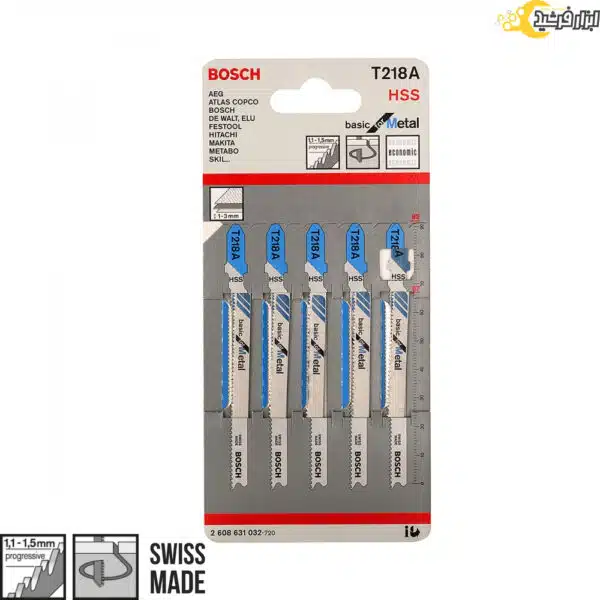 تیغ اره عمودبر بوش اصلی مخصوص منحنی بر آهن T218A بسته 5عددی - Image 2