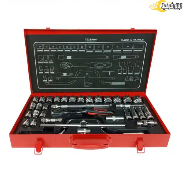 جعبه بکس 40 پارچه توسن مدل T1252-40M