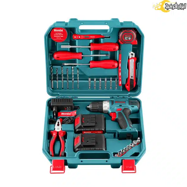 کیت دریل شارژی 14 ولت رونیکس مدل RS-8014