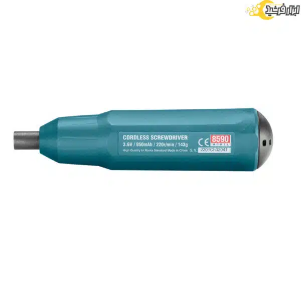پیچ گوشتی شارژی الکترونیک رونیکس 3.6 ولت مدل 8590 - Image 4