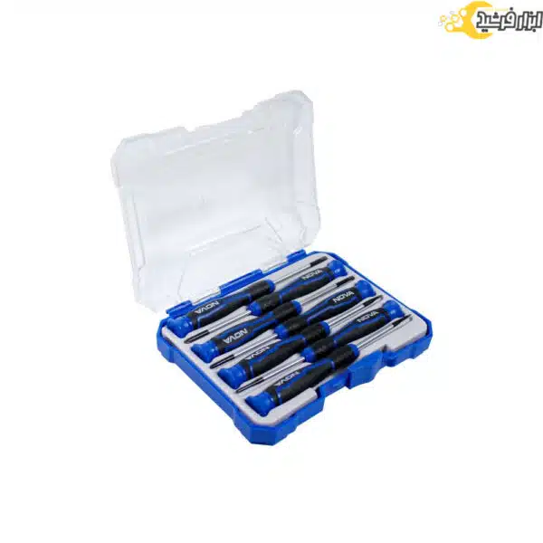 پیچ گوشتی ساعتی 7عددی نووا مدل 1339