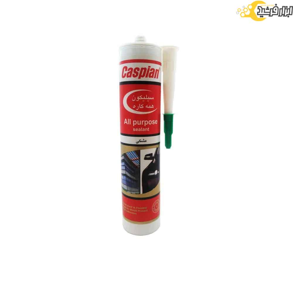 چسب آکواریوم مشکی رنگ سیلیکونی کاسپین 300 میل