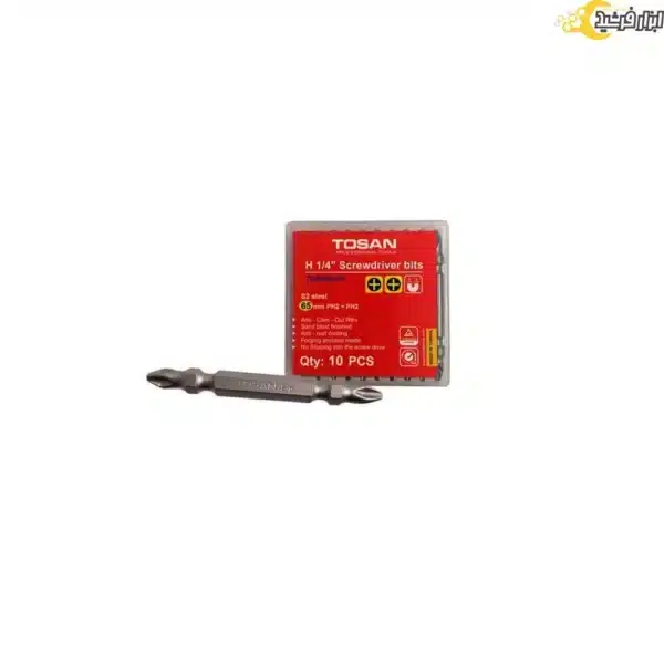سر پیچ گوشتی دوسر چهارسو توسن TDSH65-PH / تک عددی - Image 3