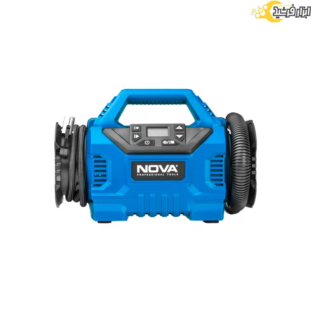 مینی کمپرسور فندکی نووا مدل 9162 با صفحه نمایش دیجیتال