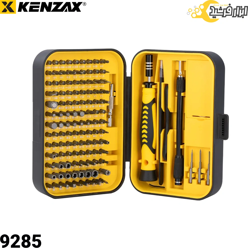 ست پیچگوشتی موبایلی 130 پارچه کنزاکس 9285